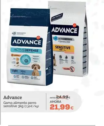 Supermercados MAS ADVANCE Gama alimento perro oferta