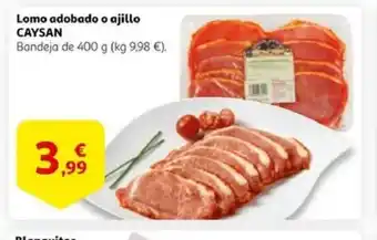 Alcampo CAYSAN Lomo adobado o ajillo oferta