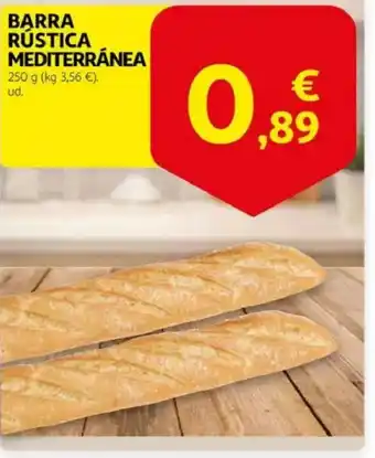 Alcampo Barra rustica mediterránea oferta