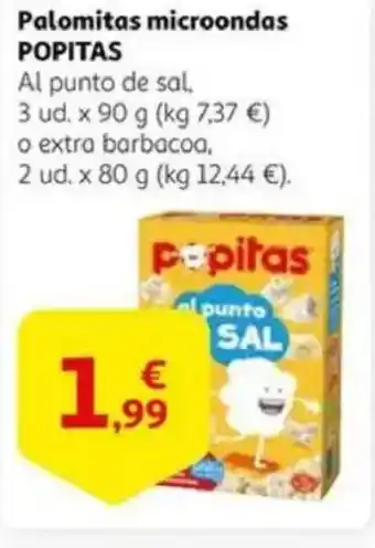 Alcampo POPITAS Palomitas microondas oferta