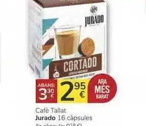 Supermercados Charter Jurado Cafè Tallat oferta