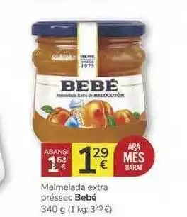 Bebé Melmelada Extra Préssec 340g