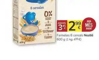 Supermercados Charter Nestlé Farinetes 8 Cereals 600g oferta