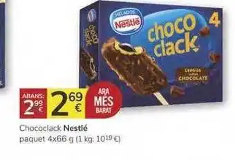 Supermercados Charter Chococlack Nestlé 4x66g oferta