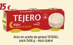 Alsara Supermercados Tejero - atun en aceite de girasol oferta
