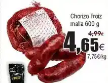 FROIZ Froiz - chorizo oferta