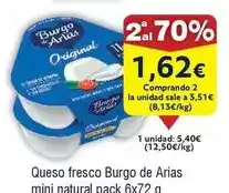 FROIZ Burgo de arias - queso fresco oferta