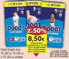 FROIZ Dodot - panal azul oferta