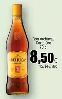 FROIZ Arehucas - ron carta oro oferta