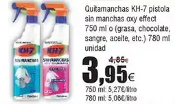 FROIZ Kh-7 - quitamanchas pistola sin manchas oxy effect o (grasa, chocolate, sangre, aceite, etc.) oferta