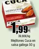 FROIZ Cuca - mejillones en salsa gallega oferta