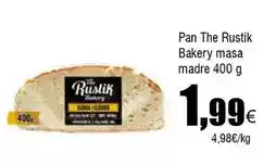FROIZ The rustik bakery - pan the rustik bakery masa madre oferta