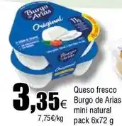 FROIZ Burgo de arias - queso fresco oferta