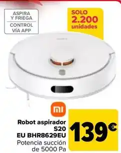 Carrefour Xiaomi - robot aspirador s20 eu bhr8629eu oferta