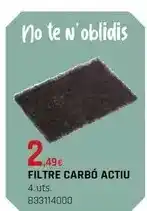 Fes Més Filtre carbón oferta