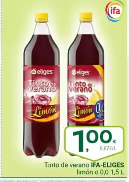 Supermercados Dani IFA ELIGES Tinto de verano oferta