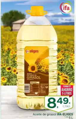 Supermercados Dani IFA-ELIGES Aceite de girasol oferta
