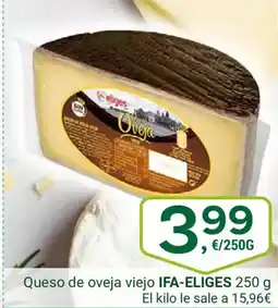 Supermercados Dani IFA-ELIGESQueso de oveja viejo oferta