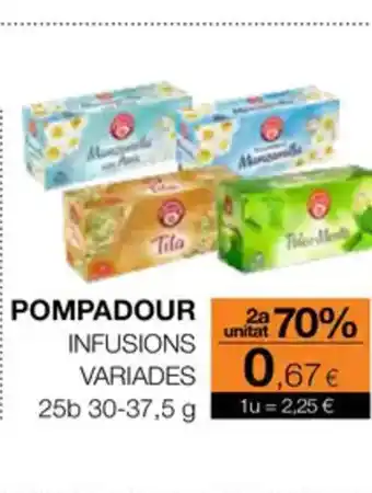 Plusfresc POMPADOUR infusions variades oferta