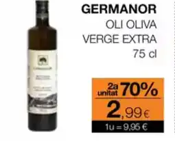 Plusfresc GERMANOR Oli oliva verge extra oferta