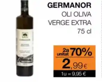 Plusfresc GERMANOR Oli oliva verge extra oferta
