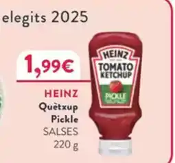 Plusfresc HEINZ Quètxup Pickle oferta