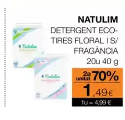 Plusfresc NATULIM Detergent eco- tires floral is/ fragància oferta