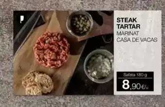 Plusfresc Steak tartar marinat casa de vacas oferta