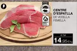 Plusfresc Centre d'espatlla de vedella femella oferta