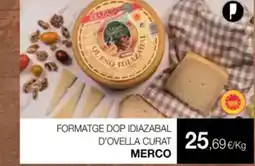 Plusfresc MERCO Formatge dop idiazabal d'ovella curat oferta