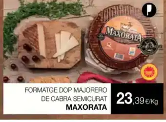 Plusfresc MAXORATA Formatge dop majorero de cabra semicurat oferta