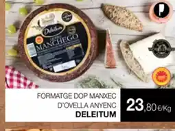 Plusfresc DELEITUM Formatge dop manxec d'ovella anyenc oferta