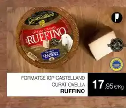 Plusfresc RUFFINO Formatge igp castellano curat ovella oferta
