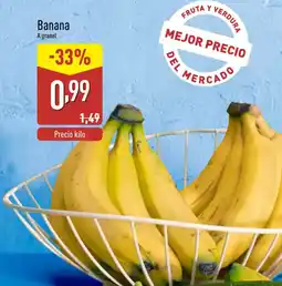 ALDI Banana oferta