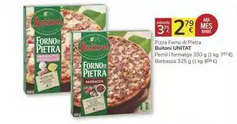 Supermercados Charter Buitoni Unitat Pizza Forno Di Pietra 350g oferta
