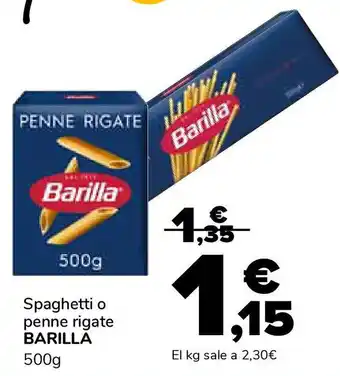 Supeco BARILLA Spaghetti o penne rigate oferta