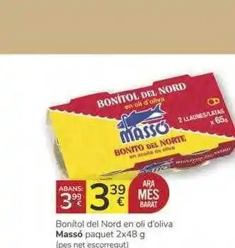 Bonítol Del Nord En Oli D'oliva 2x48g