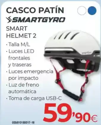 Tien 21 SMARTGYRO Casco patín oferta