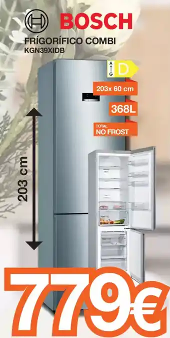 Expert BOSCH Frigorífico combi kgn39xidb oferta