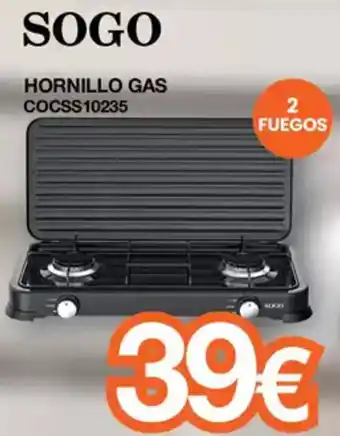 Expert SOGO Hornillo gas cocss10235 oferta