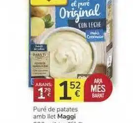 Supermercados Charter Maggi Puré De Patates Amb Llet oferta