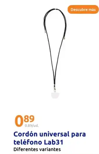 Action Cordón universal para teléfono Lab31 oferta