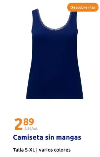 Action Camiseta sin mangas oferta