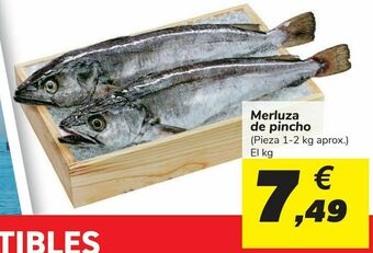 Carrefour Merluza de pincho oferta