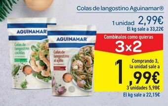 Carrefour Colas de langostino aguinamar oferta