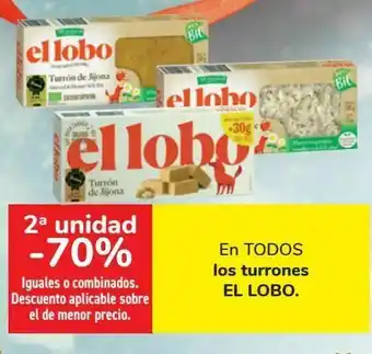 Carrefour En todos los turrones el lobo oferta