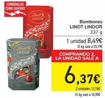 Carrefour Bombones lindt lindor oferta