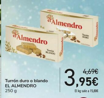 Carrefour Turrón duro o blanco el almendro oferta