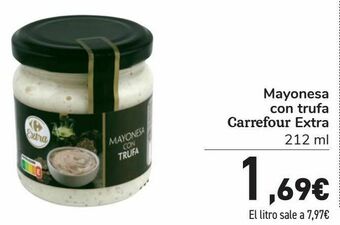 Carrefour Mayonesa con trufa carrefour extra oferta