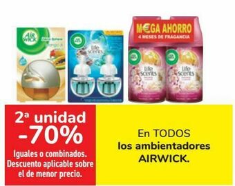 Carrefour En todos los ambientadores airwick oferta